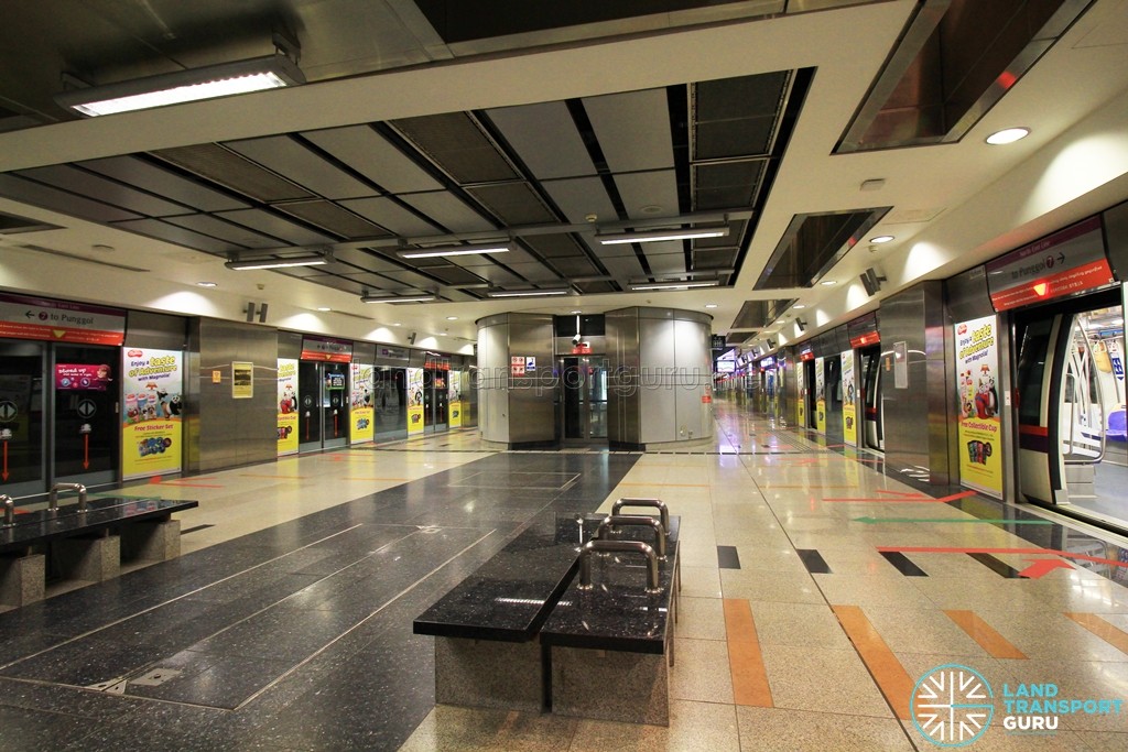 HarbourFront MRT Station - NEL Platform level