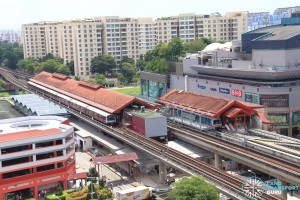 Choa Chu Kang MRT/LRT Station - Aerial view