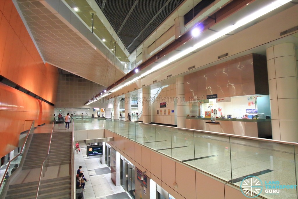 Dhoby Ghaut MRT Station - CCL Concourse & Passenger Service Centre (B3)