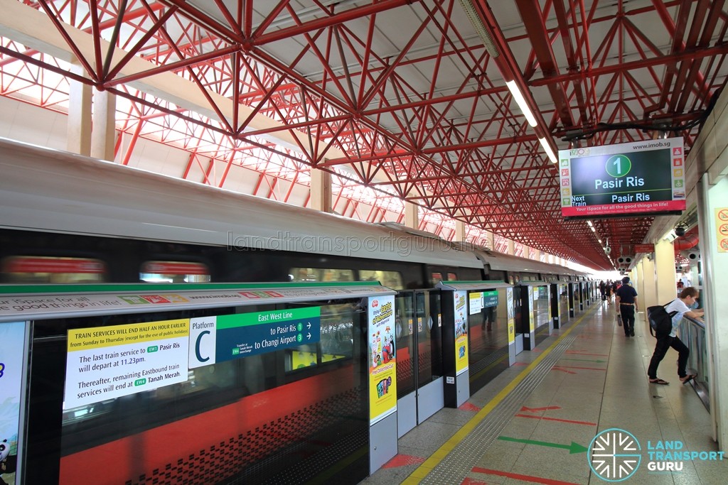 Jurong East MRT Station - EWL Platform C