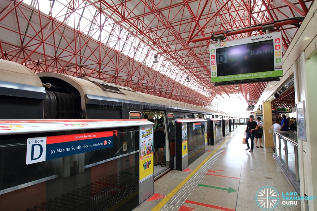 Jurong East MRT Station - NSL Platform D