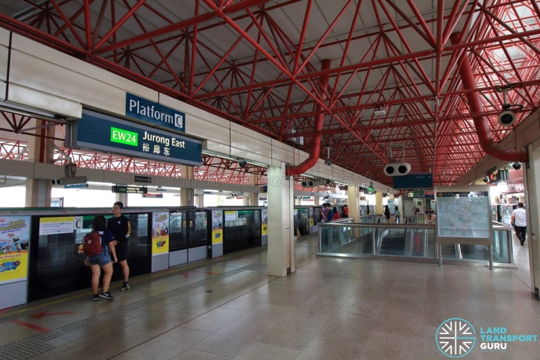 Jurong East MRT Station Platform C/D Land Transport Guru