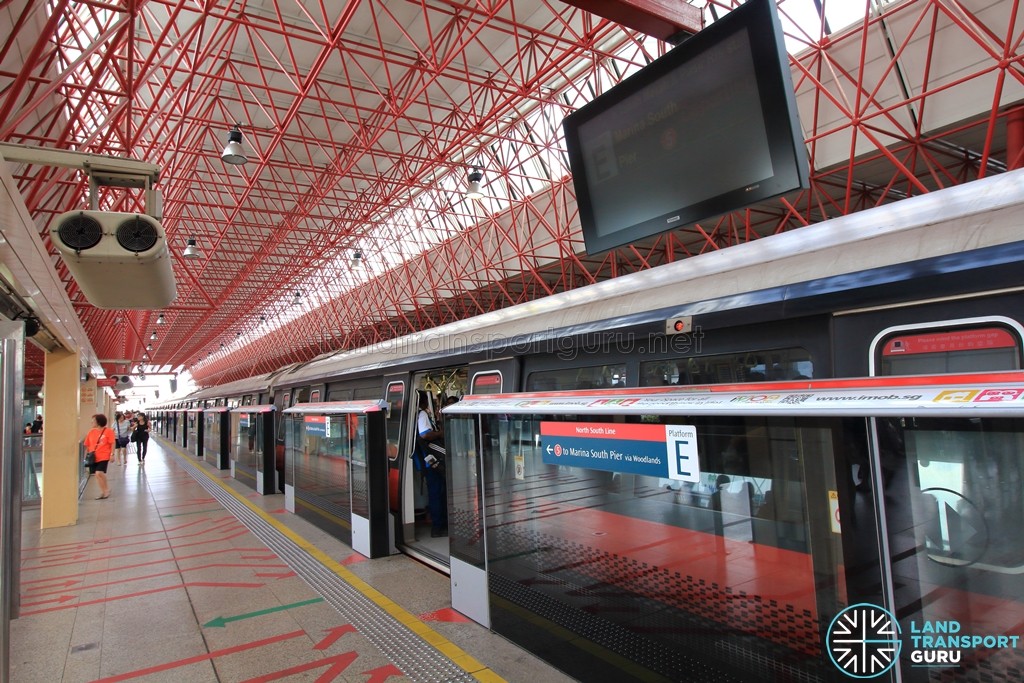 Jurong East MRT Station - NSL Platform E