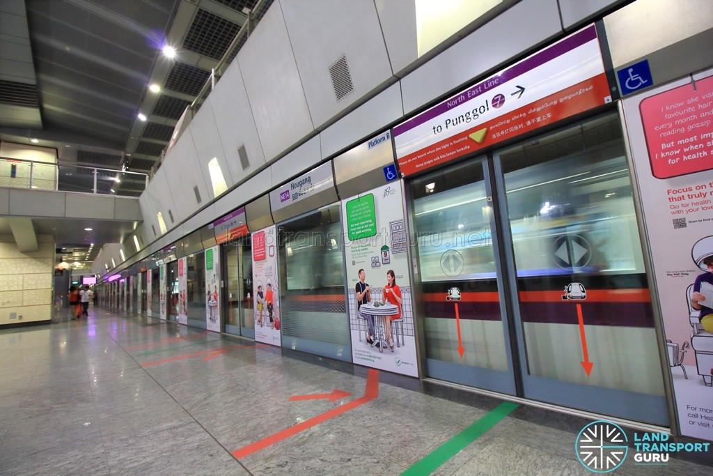 Hougang MRT Station - Platform B