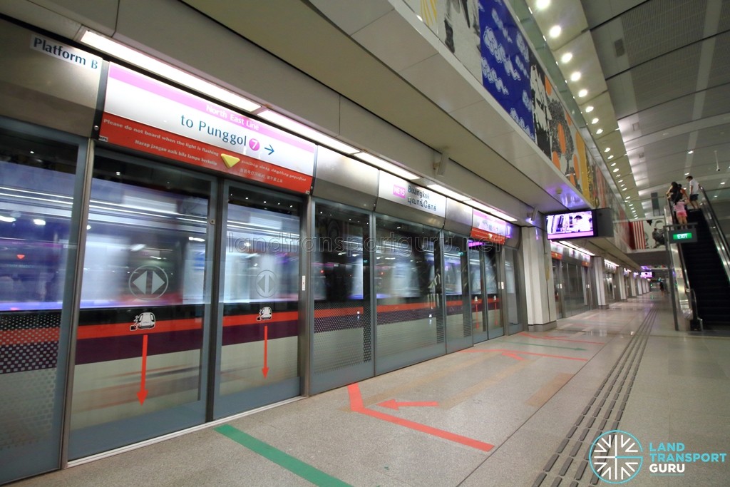 Buangkok MRT Station - Platform B