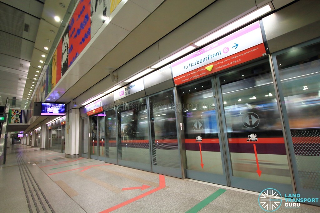 Buangkok MRT Station - Platform A