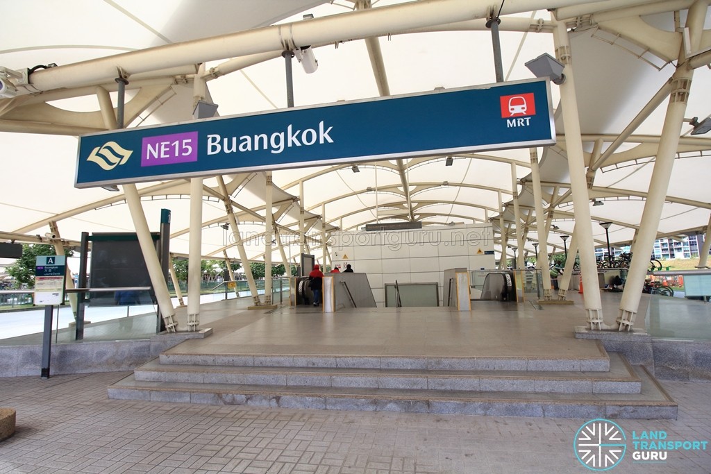 Buangkok MRT Station - Exit A