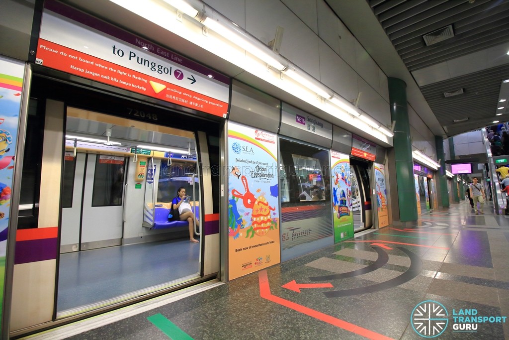 Sengkang MRT/LRT Station - NEL Platform B