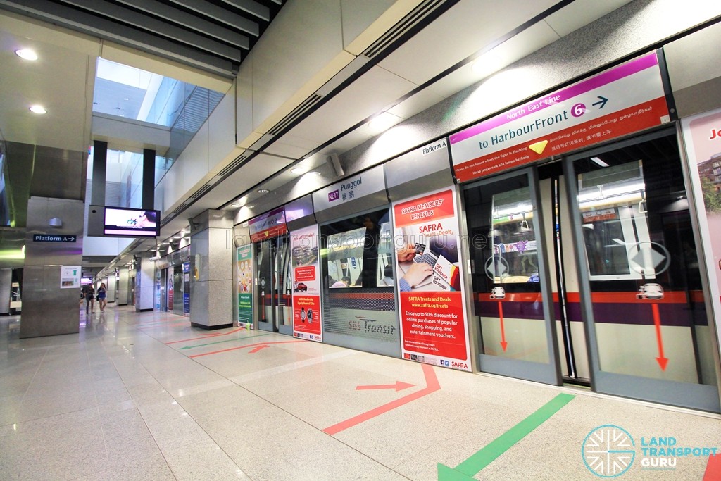 Punggol MRT/LRT Station - NEL Platform A