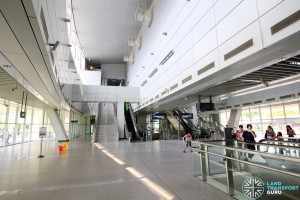 Punggol MRT/LRT Station - South Concourse level (Paid area)