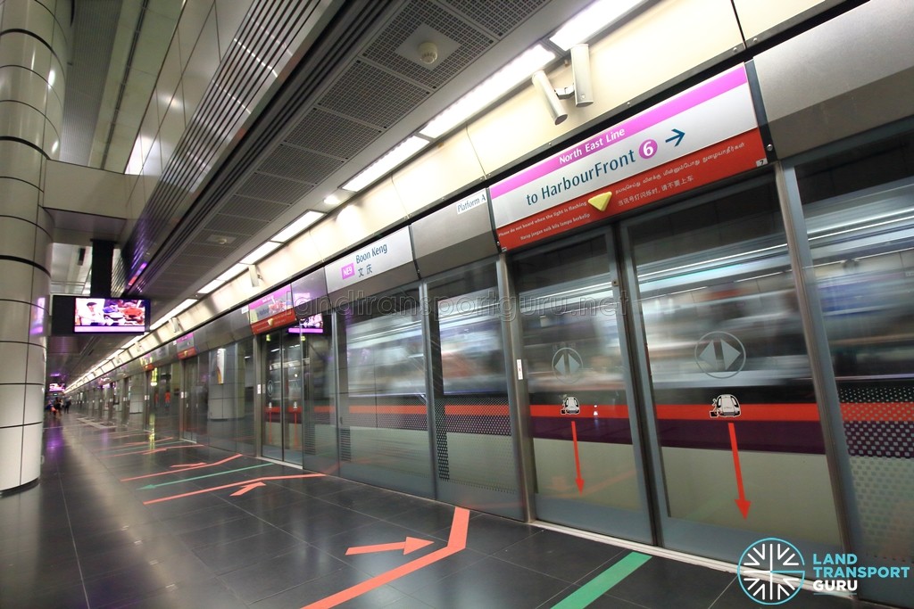 Boon Keng MRT Station - Platform A