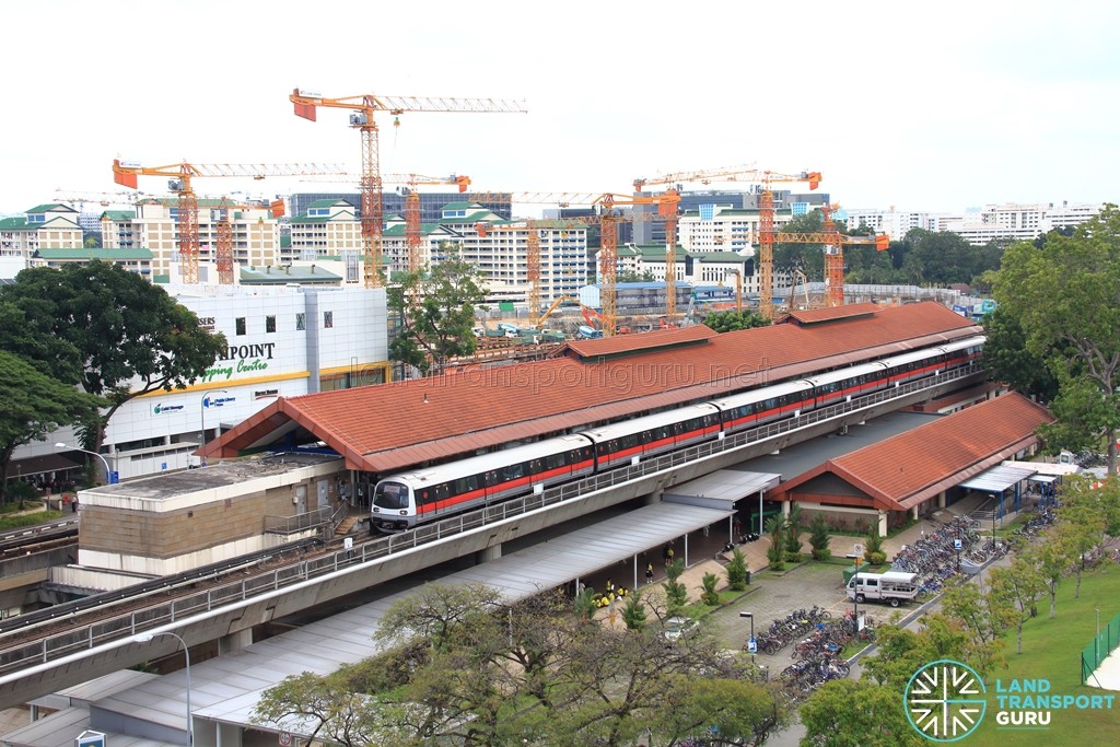 Yishun MRT Station - Aerial view