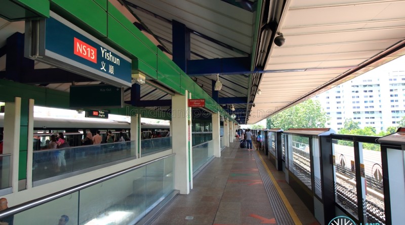 Yishun MRT Station - Platform A