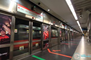 Braddell MRT Station - Platform A