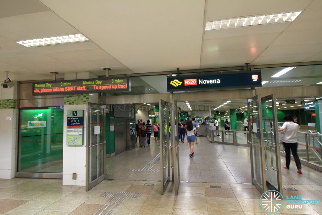 Novena MRT Station - Underground Exit A