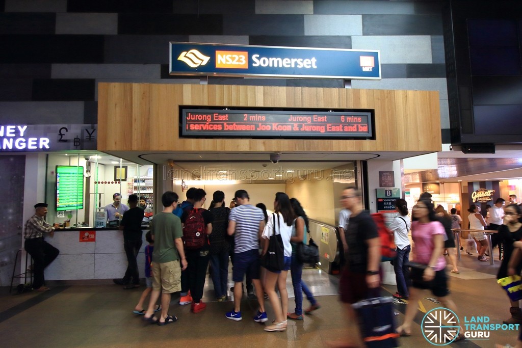 Somerset MRT Station - Exit B