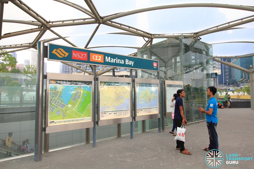 Marina Bay MRT Station - Exit A