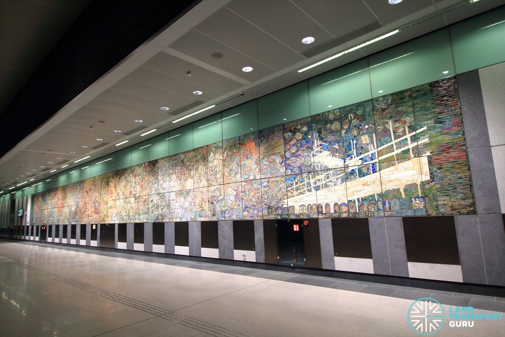 Marina South Pier MRT Station - Art in Transit