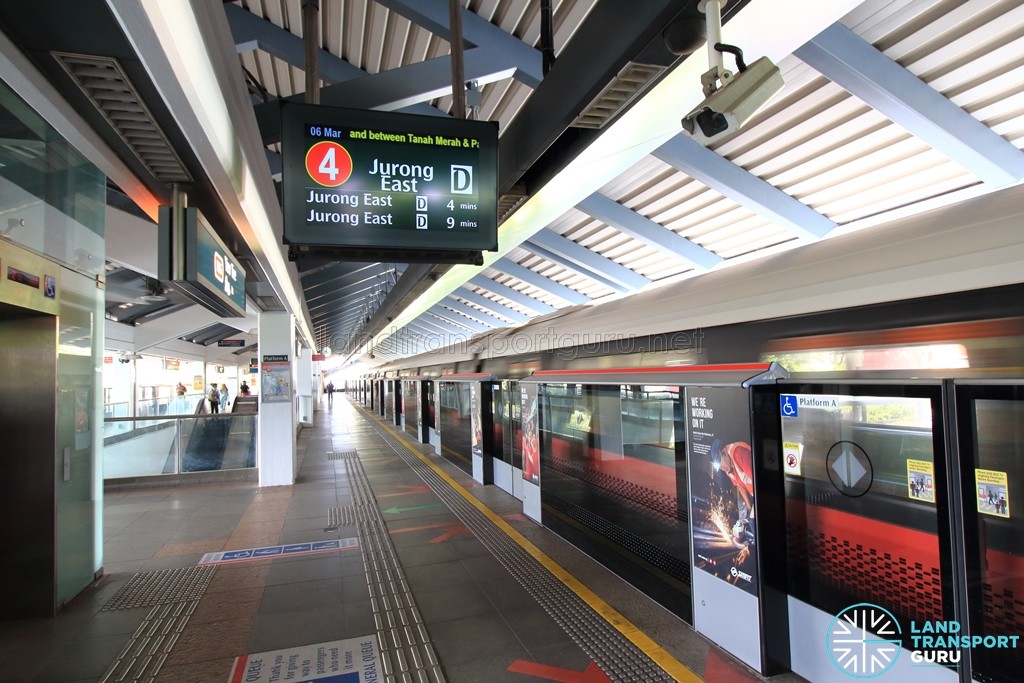Yew Tee MRT Station - Platform A