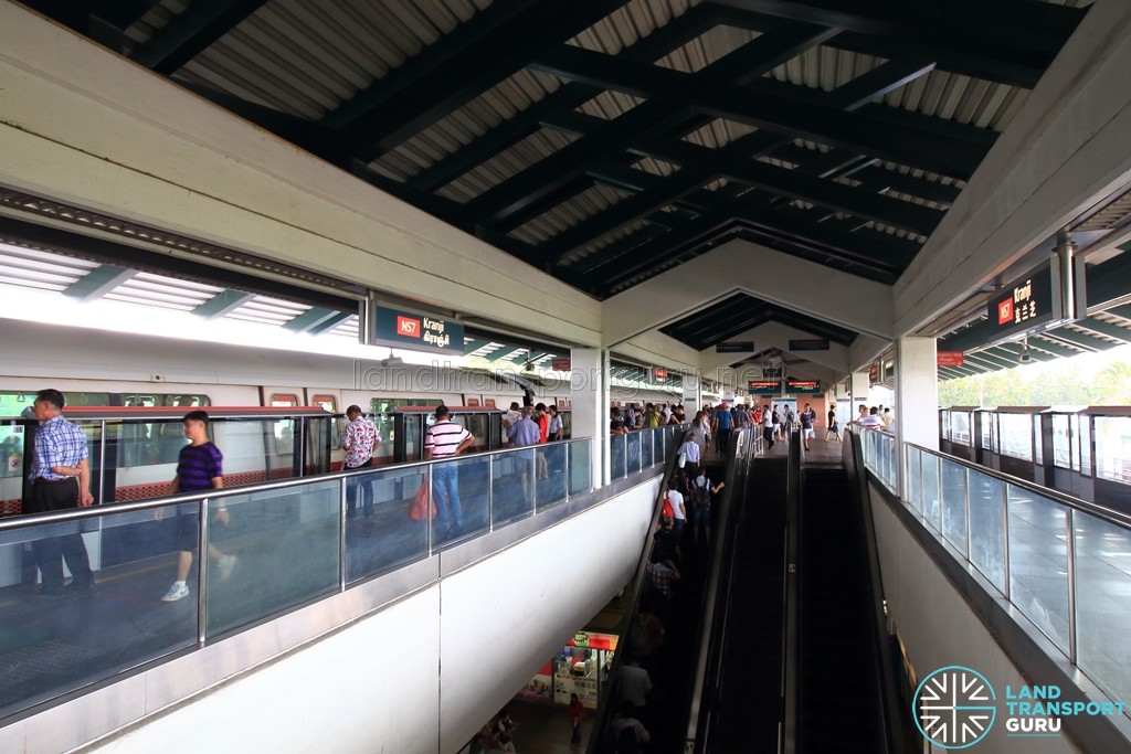 Kranji MRT Station - Platform level