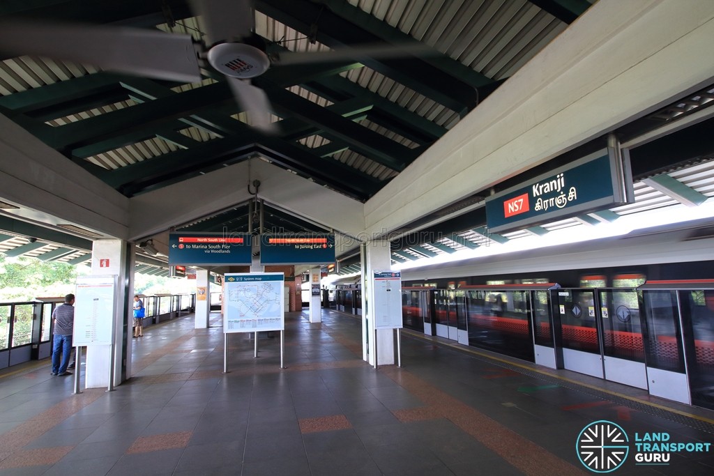 Kranji MRT Station - Platform level