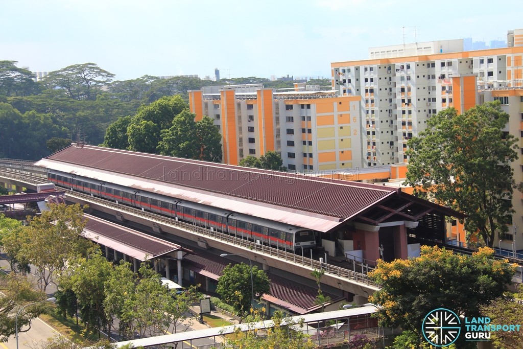 Marsiling MRT Station - Aerial view