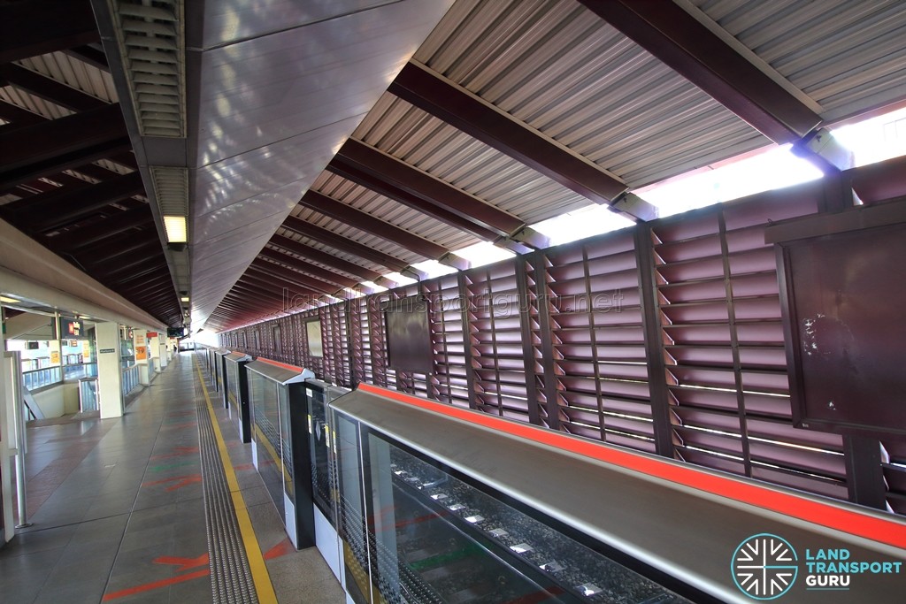 Marsiling MRT Station - Platform level noise barriers