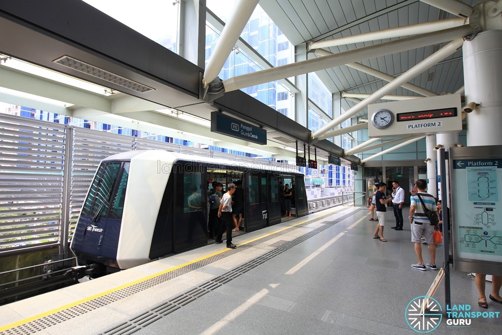 Punggol MRT/LRT Station - PGLRT Platform 2