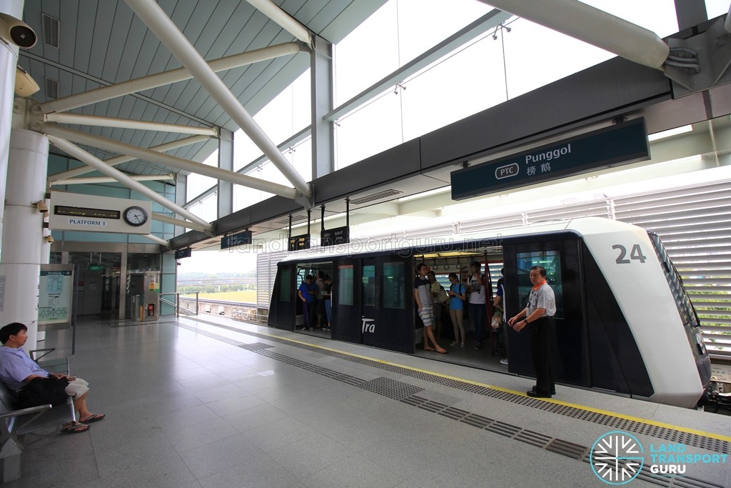 Punggol MRT/LRT Station - PGLRT Platform 1