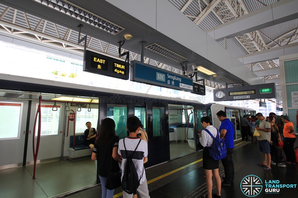 Sengkang MRT/LRT Station - SKLRT Platform level