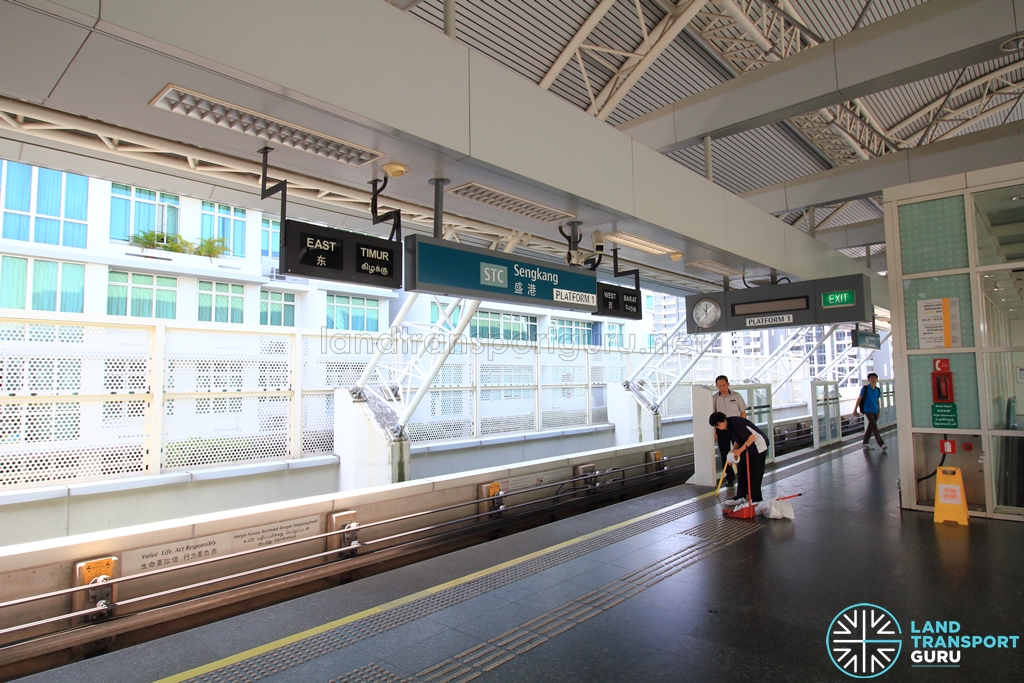 Sengkang MRT/LRT Station - SKLRT Platform 1