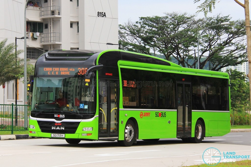 SMRT Buses MAN NL323F A22 (SG1713H)