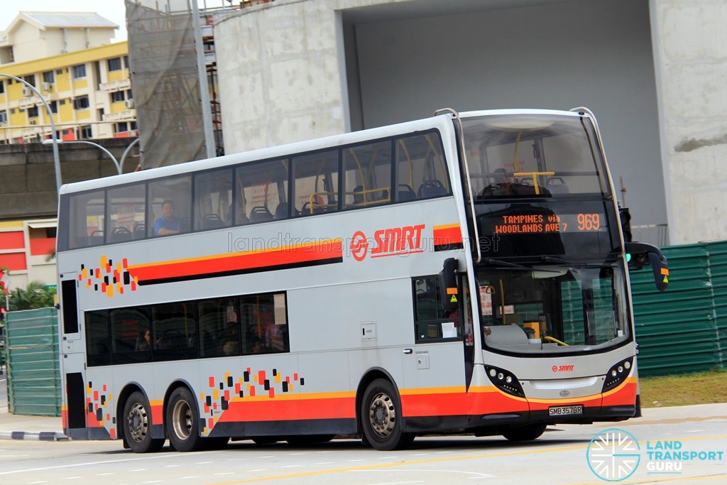 SMRT Buses Alexander Dennis Enviro500 (SMB3578R) - Service 969