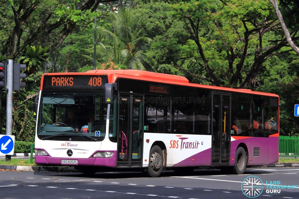 Parks 408 - SBS Transit Mercedes-Benz Citaro (SBS6052L)