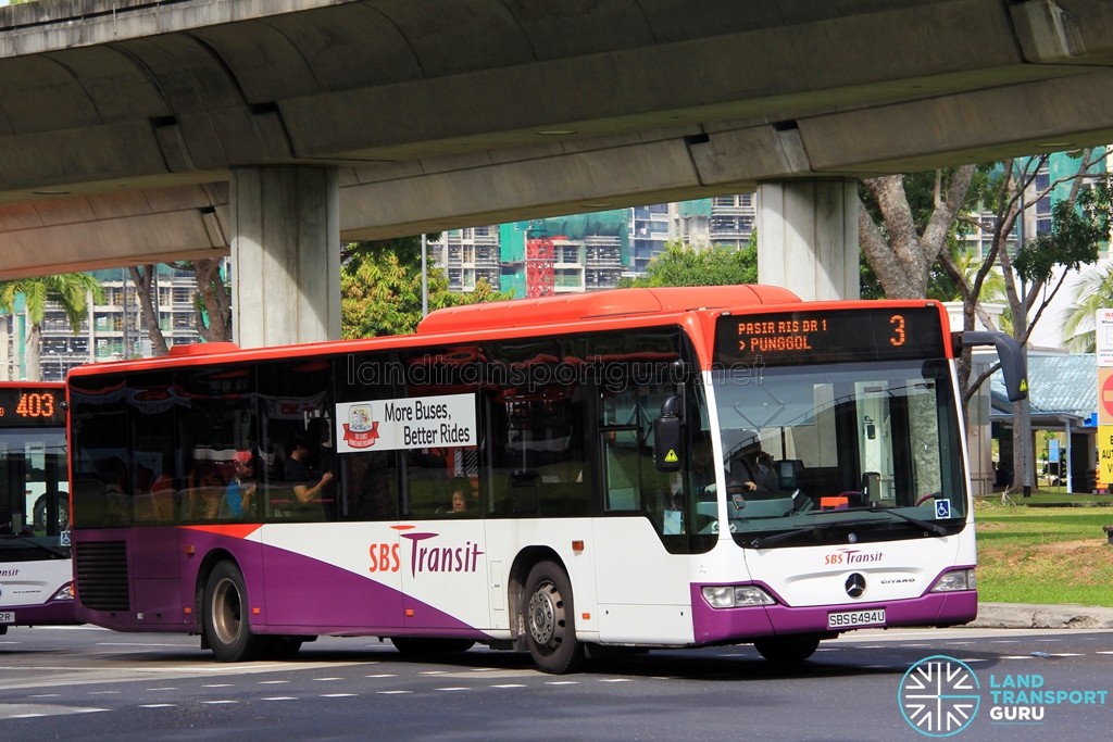 SBS Transit Mercedes-Benz Citaro (SBS6494U) - Service 3