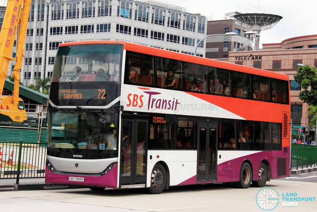 SBS Transit Scania K310UD (SBS7888K) - Service 72