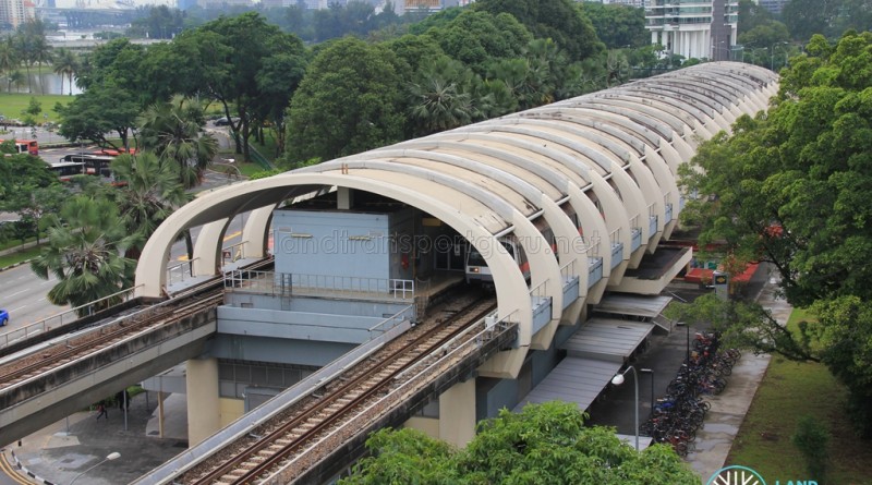 Kallang MRT Station - Aerial view