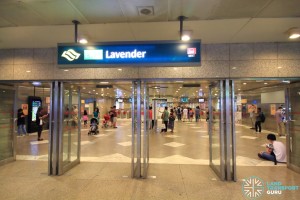 Lavender MRT Station - Underground exit