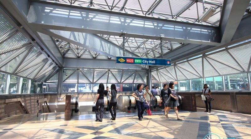 City Hall MRT Station - Exit A
