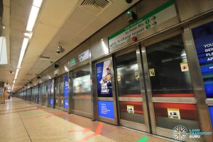 Tanjong Pagar MRT Station - Platform A