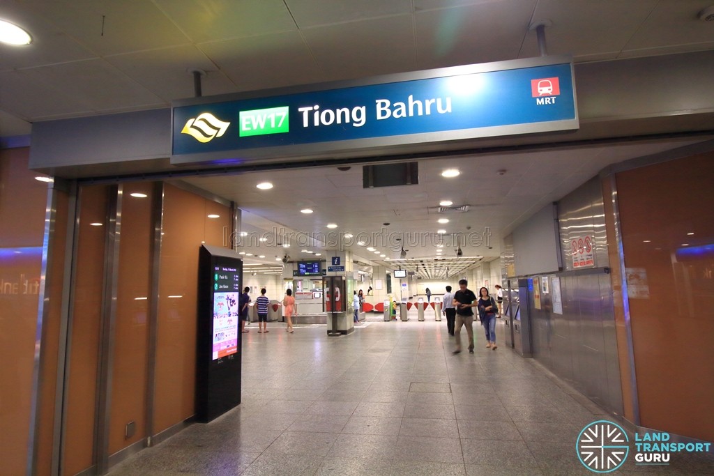 Tiong Bahru MRT Station - Concourse level