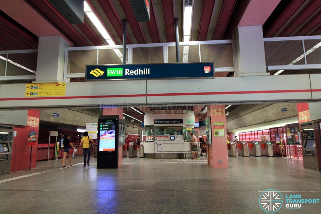 Redhill MRT Station - Concourse level