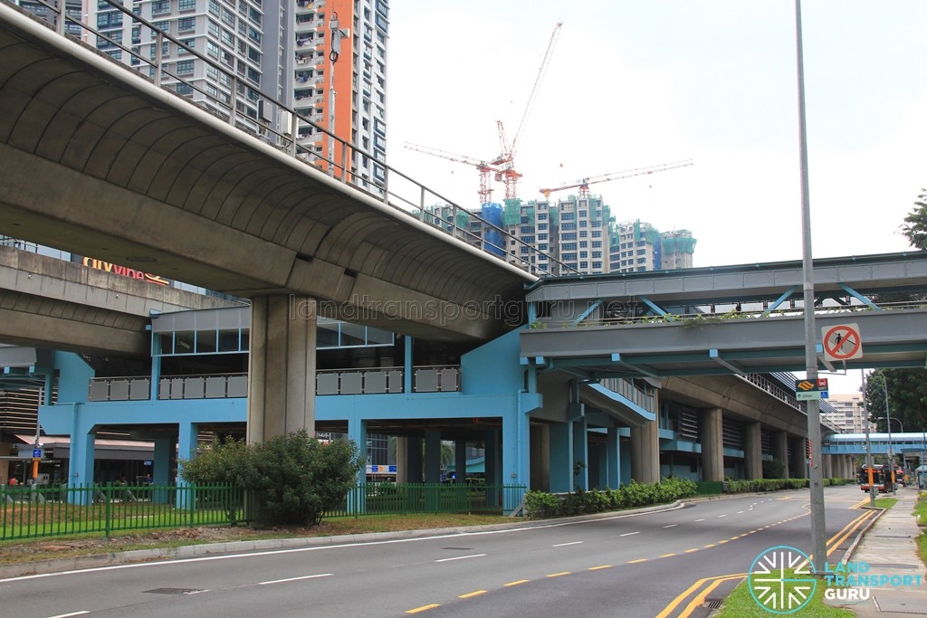 Clementi MRT Station - Exterior view (showing South Ticket Concourse)