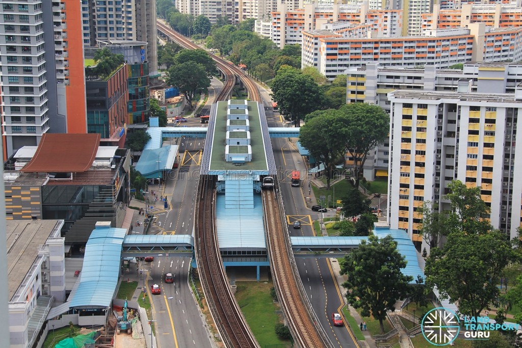 Clementi MRT Station - Aerial view