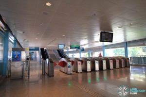 Clementi MRT Station - South Ticket Concourse (Newer) - Faregates