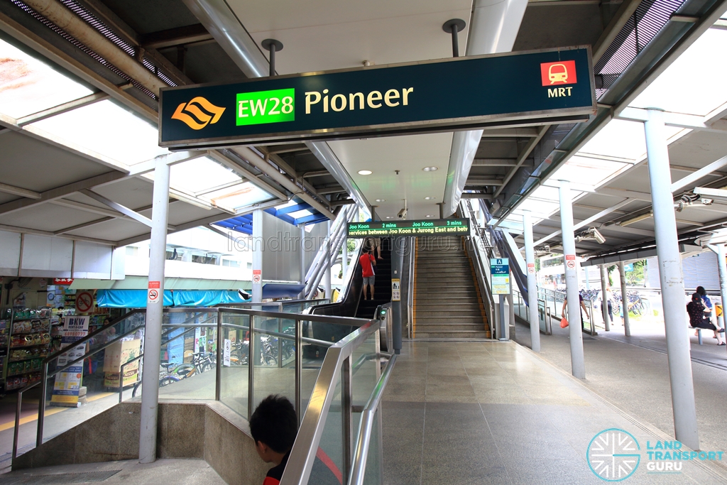 Pioneer MRT Station - Exit A