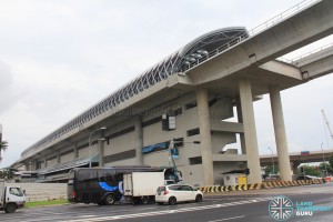 Tuas West Road MRT Station - Construction progress (June 2016)