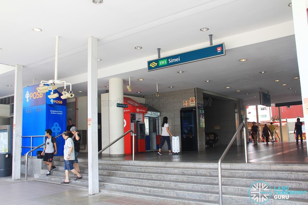 Simei MRT Station - Exit A