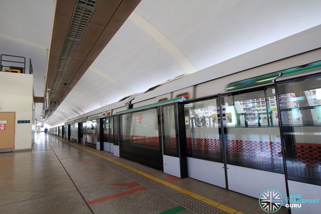 Simei MRT Station - Platform A