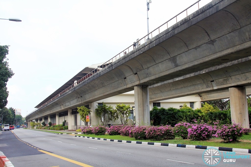 Tanah Merah MRT Station - Exterior view (from East)